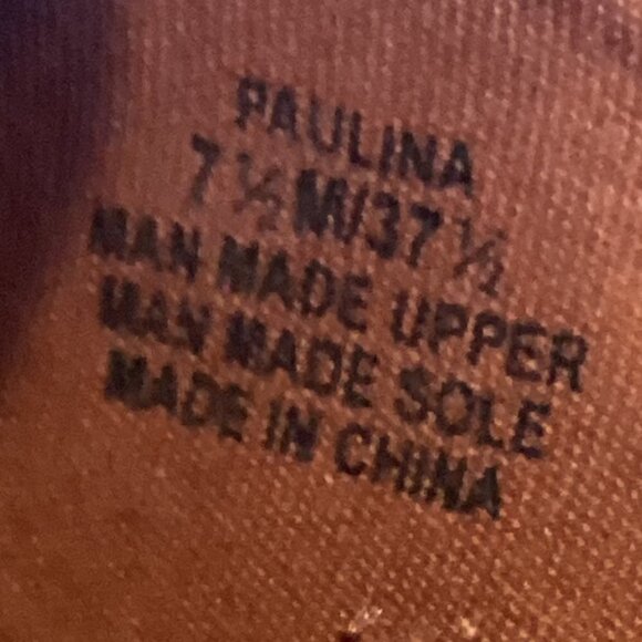 Me Too Paulina Mule Sz 7-1/2M Cognac Brown Slip-On #255C - Picture 9 of 9